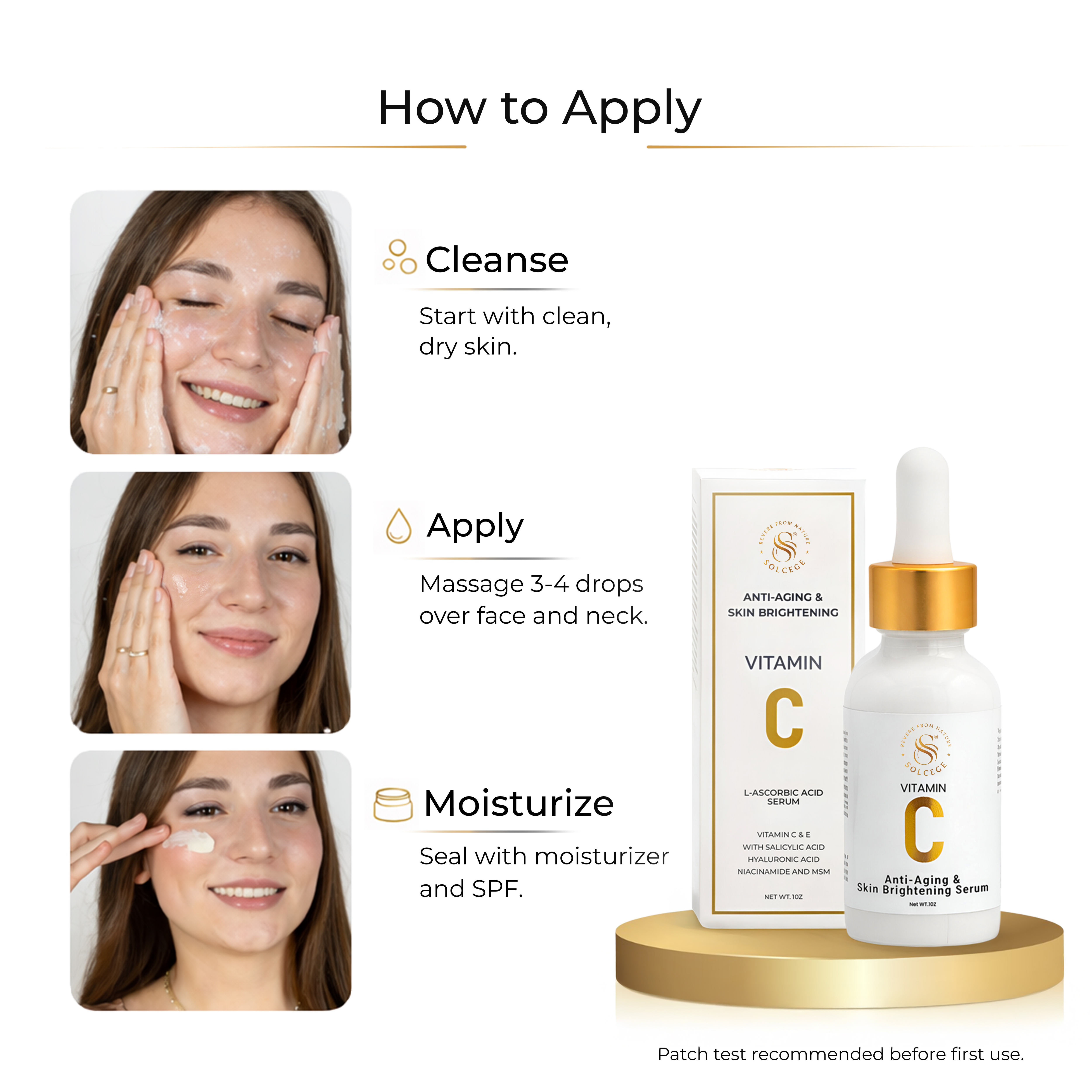 Vitamin C - Anti-aging and Skin Brightening Serum, 1oz